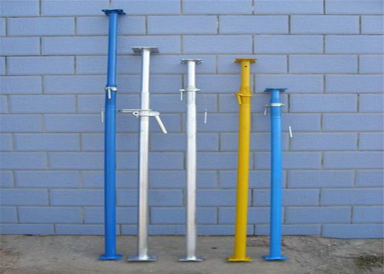 H Khung giàn giáo thép Đạo cụ Thép có thể điều chỉnh bền Xây dựng Prop Cấu trúc đơn giản